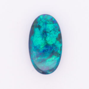 Blue Green Solid Australian Unset Black Opal