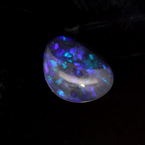 Unset Blue Purple Solid Australian Black Opal