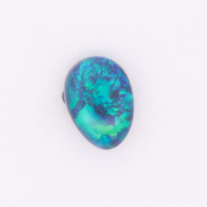 Unset Blue Green Purple Solid Australian Black Opal