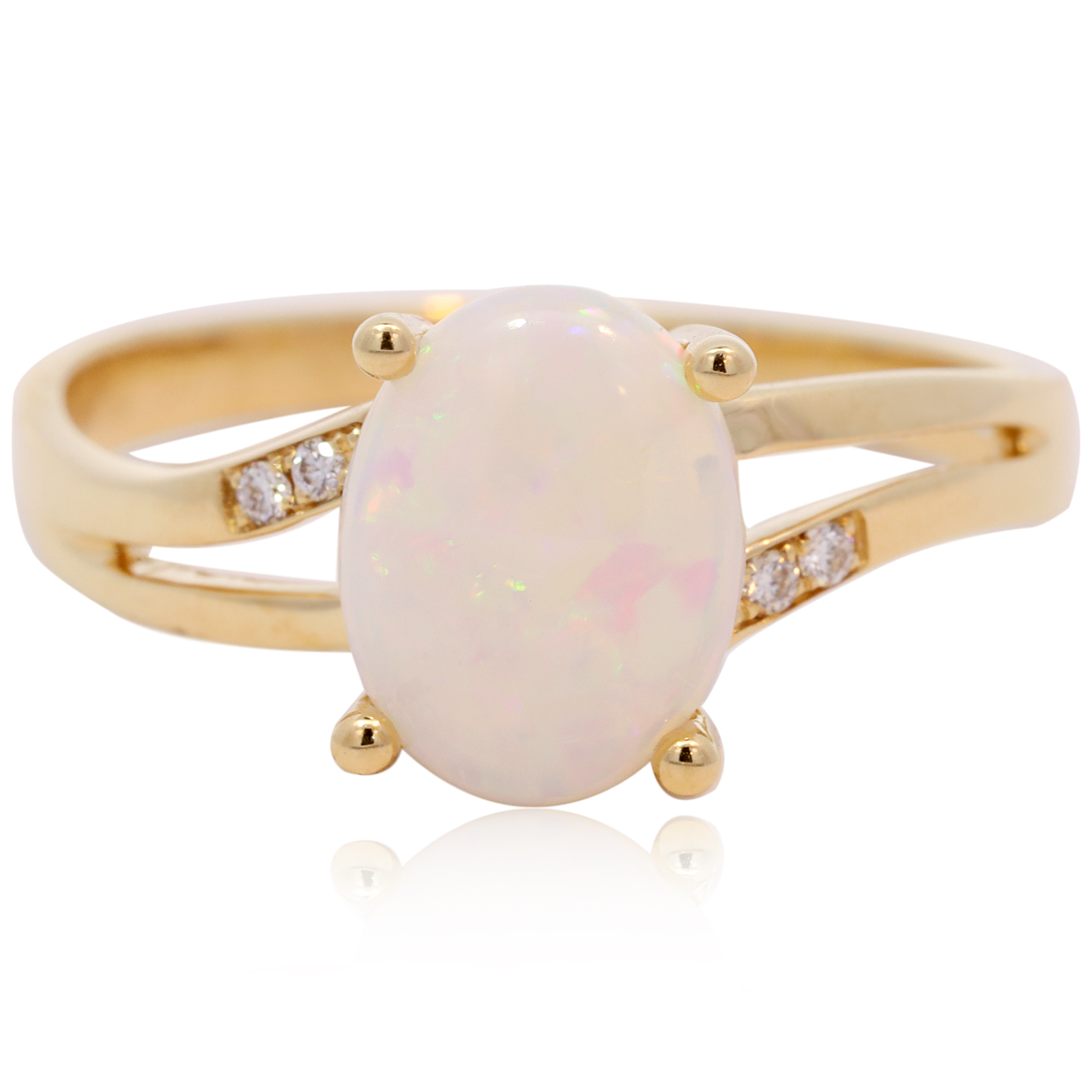 Crystal twist ring store