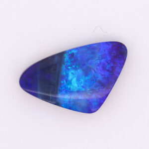 Unset Blue Purple Solid Australian Boulder Opal