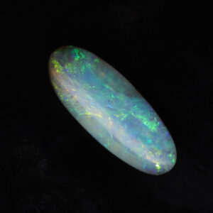 Unset Blue Green Yellow Solid Australian Boulder Opal