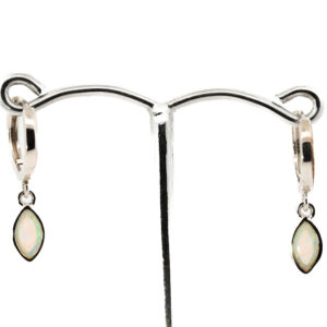 Solid Crystal Opal Earrings