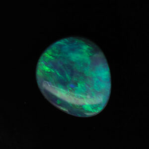 Blue Green Solid Australian Unset Black Opal