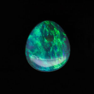 Blue Green Solid Australian Unset Black Opal