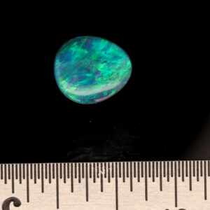 Blue Green Solid Australian Unset Black Opal