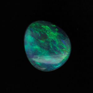 Blue Green Solid Australian Unset Black Opal