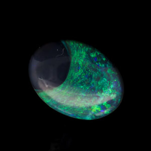 Blue Green Solid Australian Unset Black Opal