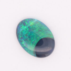 Blue Green Solid Australian Unset Black Opal