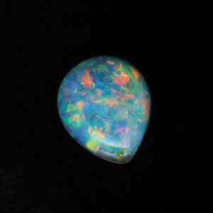 Blue Green Yellow Orange Unset Australian Black Opal