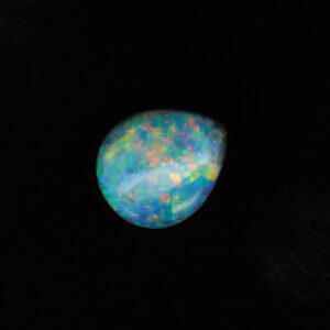 Blue Green Yellow Orange Unset Australian Black Opal