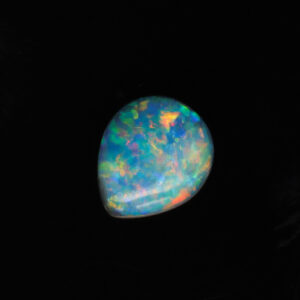 Blue Green Yellow Orange Unset Australian Black Opal