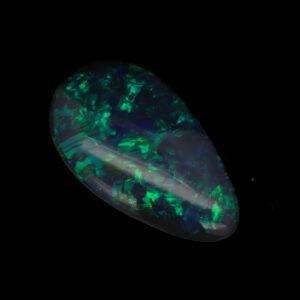 Blue Green Solid Australian Unset Black Opal
