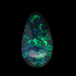 Blue Green Solid Australian Unset Black Opal