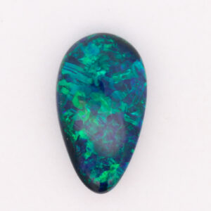 Blue Green Solid Australian Unset Black Opal