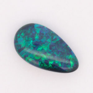 Blue Green Solid Australian Unset Black Opal