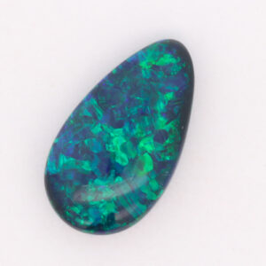 Blue Green Solid Australian Unset Black Opal