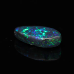 Blue Green Solid Australian Unset Black Opal