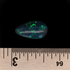 Blue Green Solid Australian Unset Black Opal