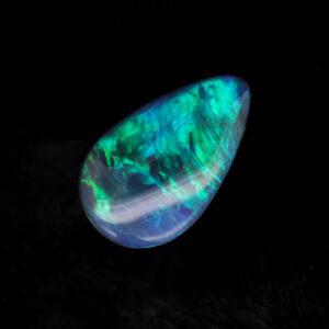 Blue Green Solid Australian Unset Black Opal