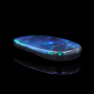 Blue Green Solid Australian Unset Black Opal