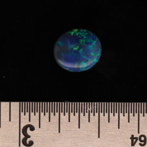Blue Green Solid Australian Unset Black Opal