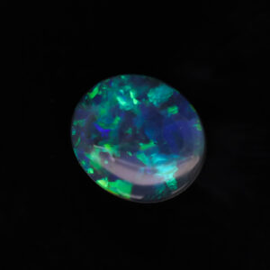 Blue Green Solid Australian Unset Black Opal