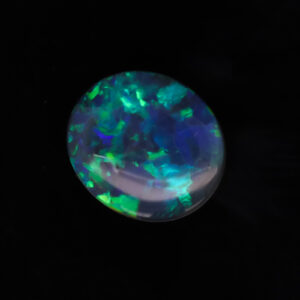 Blue Green Solid Australian Unset Black Opal