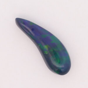Blue Green Orange Solid Unset Black Opal