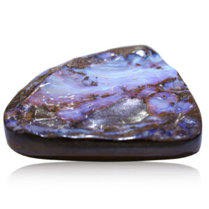 Polished Blue Green Purple Boulder Opal Specimen