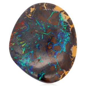 Unset Blue Green Boulder Opal Matrix