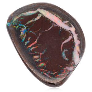 Unset Blue Green Yellow Orange Red Boulder Opal Matrix