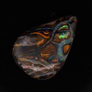 Unset Blue Green Yellow Orange Red Boulder Opal Matrix
