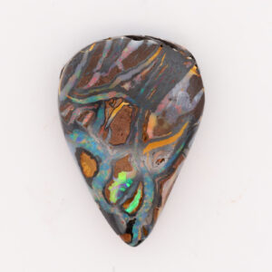 Unset Blue Green Yellow Orange Red Boulder Opal Matrix