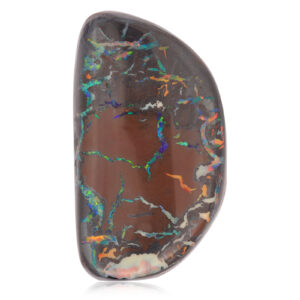 Unset Blue Green Yellow Orange Red Boulder Opal Matrix