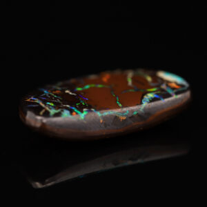Unset Blue Green Yellow Orange Red Boulder Opal Matrix