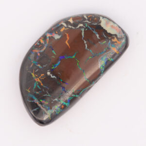 Unset Blue Green Yellow Orange Red Boulder Opal Matrix