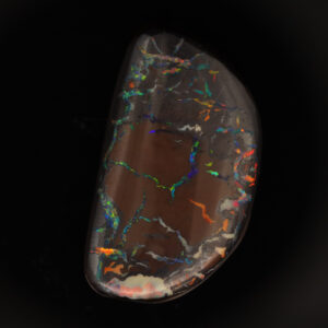 Unset Blue Green Yellow Orange Red Boulder Opal Matrix