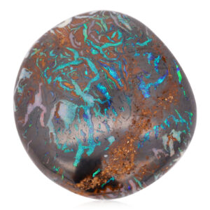 Unset Blue Green Pink Boulder Opal Matrix