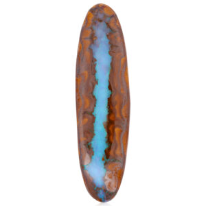 Unset Blue Green Boulder Opal