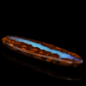 Unset Blue Green Boulder Opal