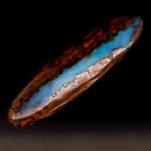 Unset Blue Green Boulder Opal
