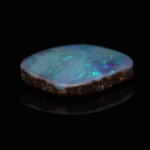 Unset Blue Green Boulder Opal