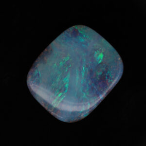 Unset Blue Green Boulder Opal