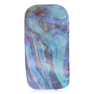 Unset Blue Green Purple Boulder Opal