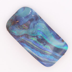 Unset Blue Green Purple Boulder Opal
