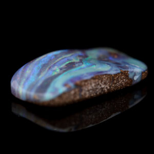 Unset Blue Green Purple Boulder Opal