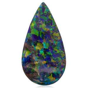 Premium Blue Green yellow Orange Boulder Opal