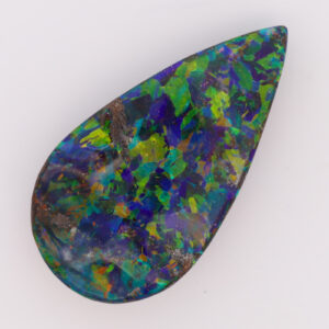 Premium Blue Green yellow Orange Boulder Opal