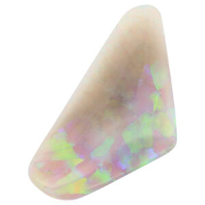 Unset Double Sided Blue Green Yellow Orange Pink Crystal Opal
